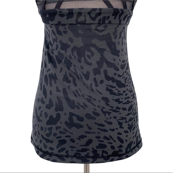 Lululemon Just Breathe Animal Print Strappy Tank, Size 4 - Picture 10 of 15